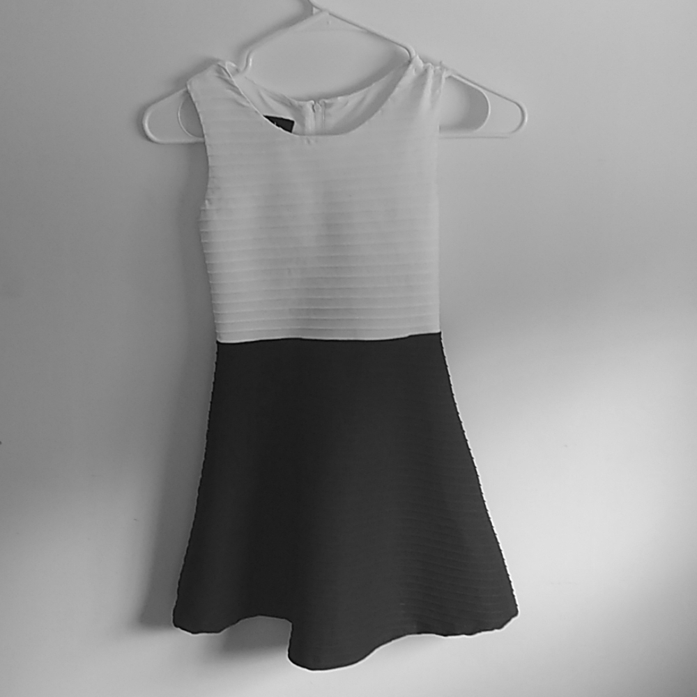 Black and White skater dress